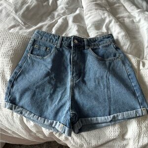Denim shorts